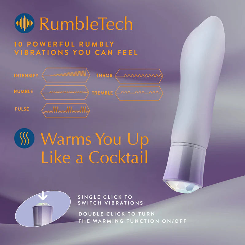 Blush Oh My Gem Revival Warming Tapered Vibrator Opal