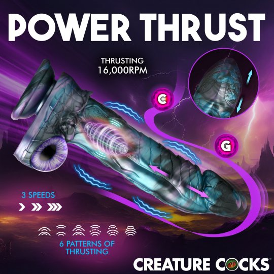 Creature Cocks Astro-Thrust Thrusting & Vibrating Dildo