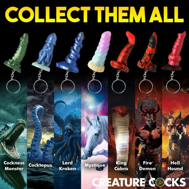 Creature Cocks Cocktopus Silicone Keychain