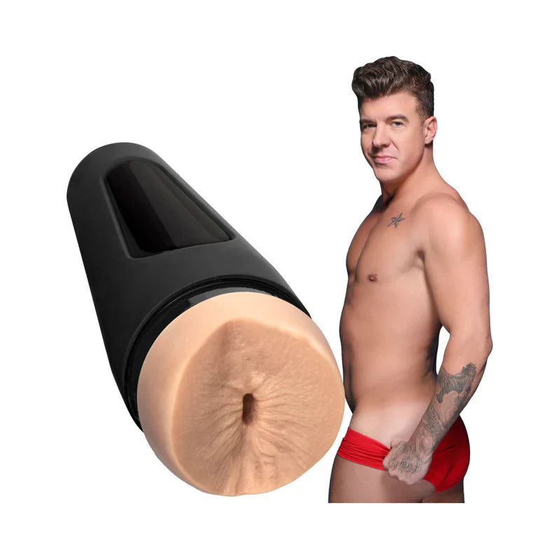 Man Squeeze JJ Knight Ass Stroker