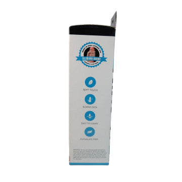 Get Lucky 9" Real Skin Dildo - Light Brown