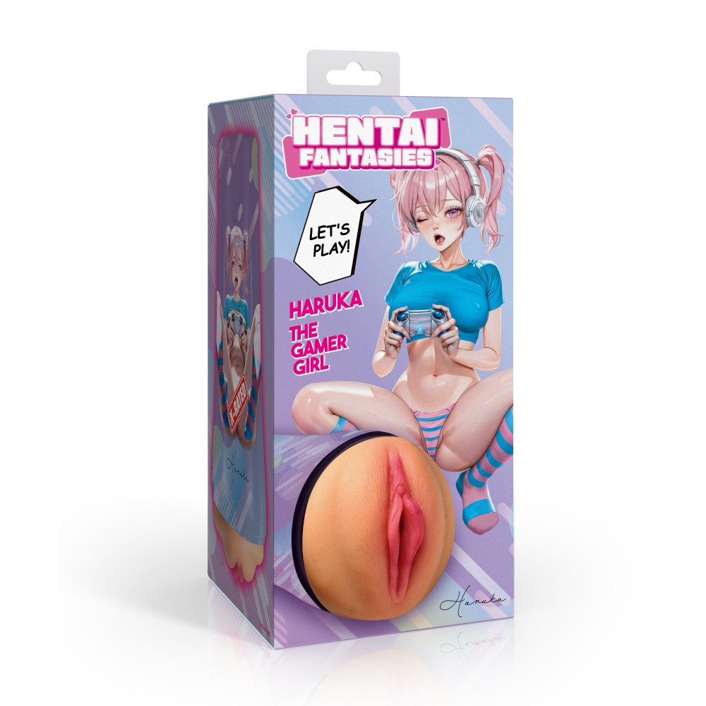 Hentai Fantasies Haruka the Gamer Girl Pussy Masturbator
