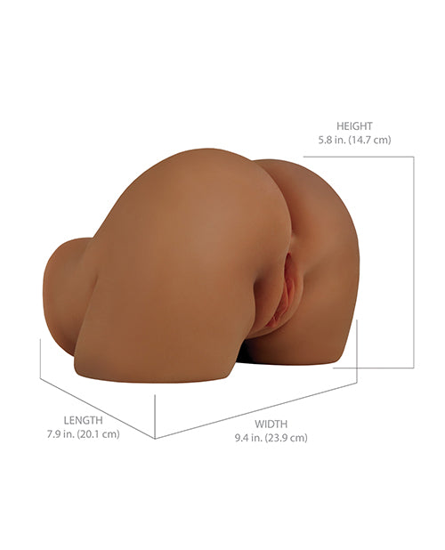 PDX Elite Shake That Ass Vibrating Mega Masturbator Brown