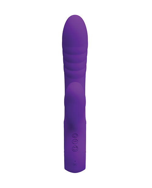 Jersey Sucking & Vibrating Rabbit - Purple
