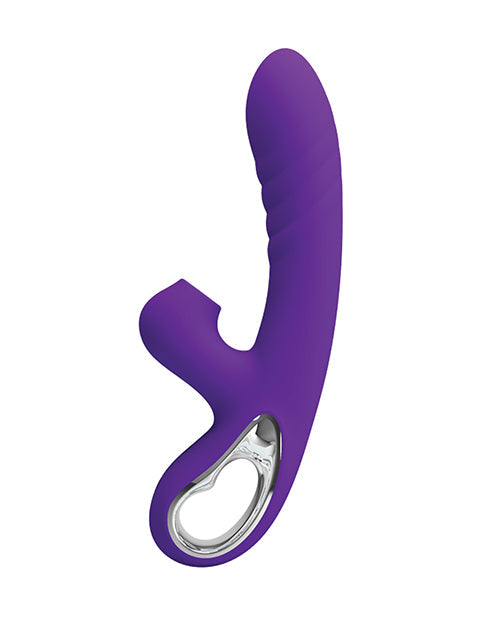 Jersey Sucking & Vibrating Rabbit - Purple