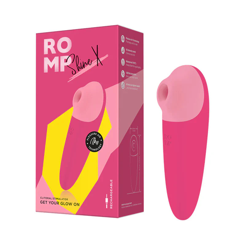 ROMP Shine X Clitoral Vibrator - Pink